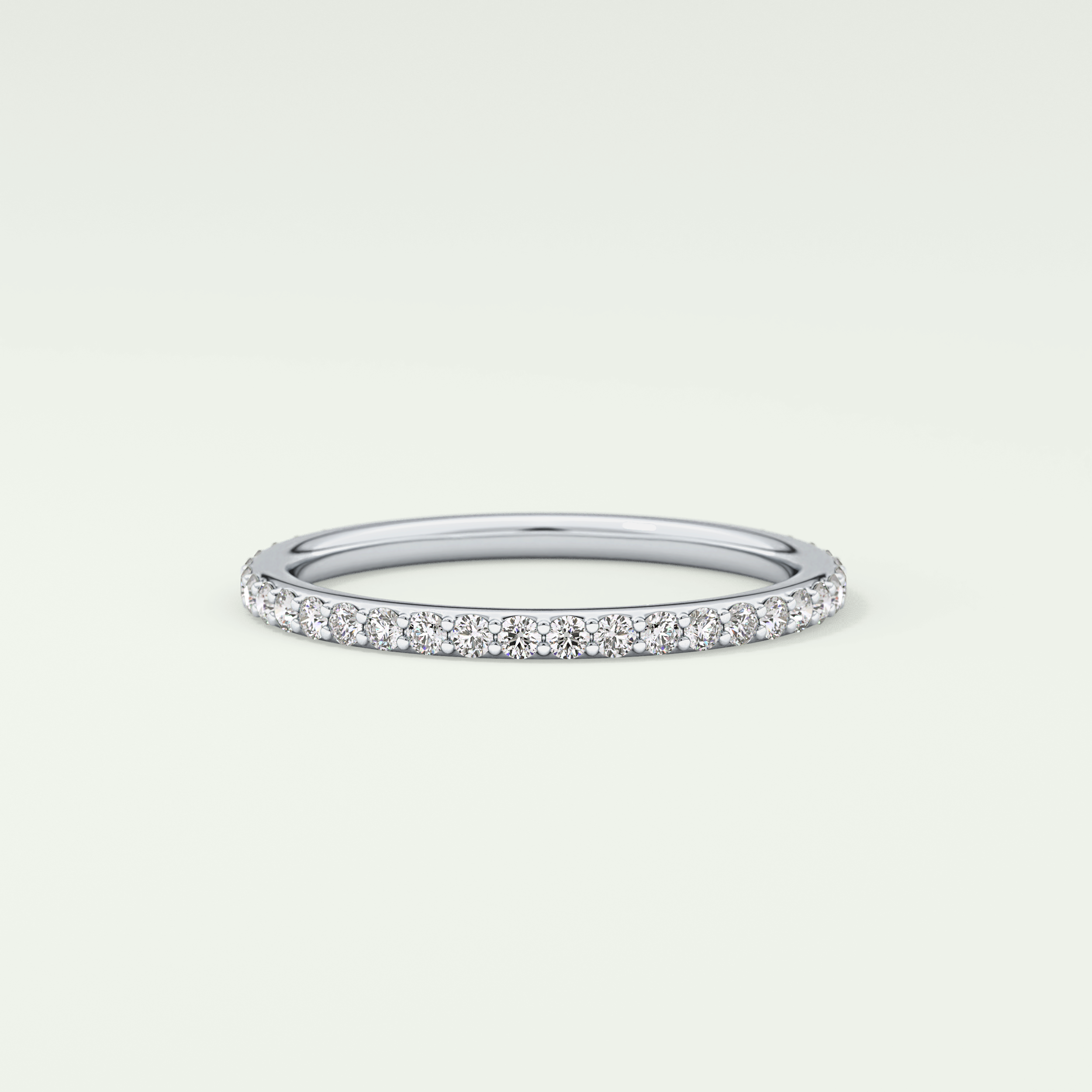 0.5 TCW Round Shaped Lab Grown Diamond Wedding Band
