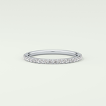 0.5 TCW Round Shaped Lab Grown Diamond Wedding Band