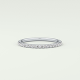 0.5 TCW Round Shaped Lab Grown Diamond Wedding Band