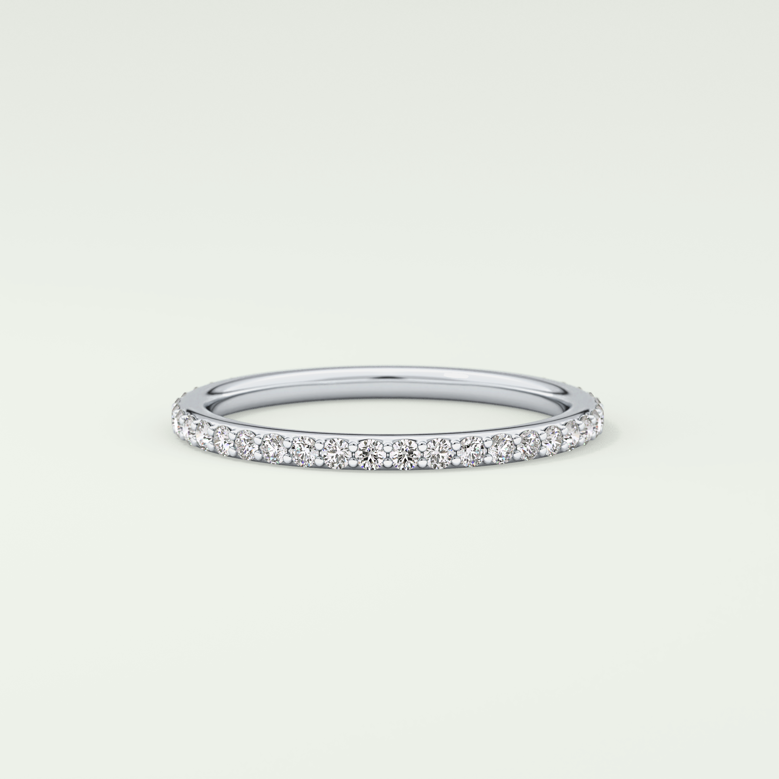 0.5 TCW Round Shaped Lab Grown Diamond Wedding Band