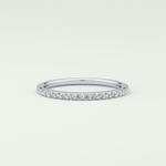 0.5 TCW Round Shaped Lab Grown Diamond Wedding Band