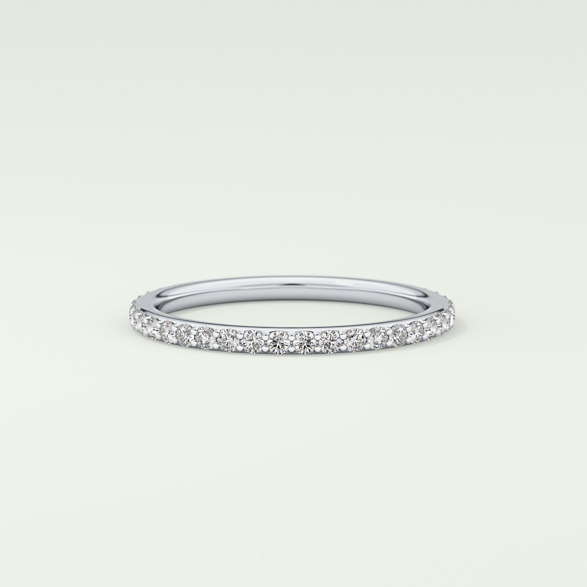 0.5 TCW Round Shaped Lab Grown Diamond Wedding Band