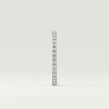 0.5 TCW Round Shaped Moissanite Wedding Band