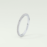 0.5 TCW Round Shaped Lab Grown Diamond Wedding Band
