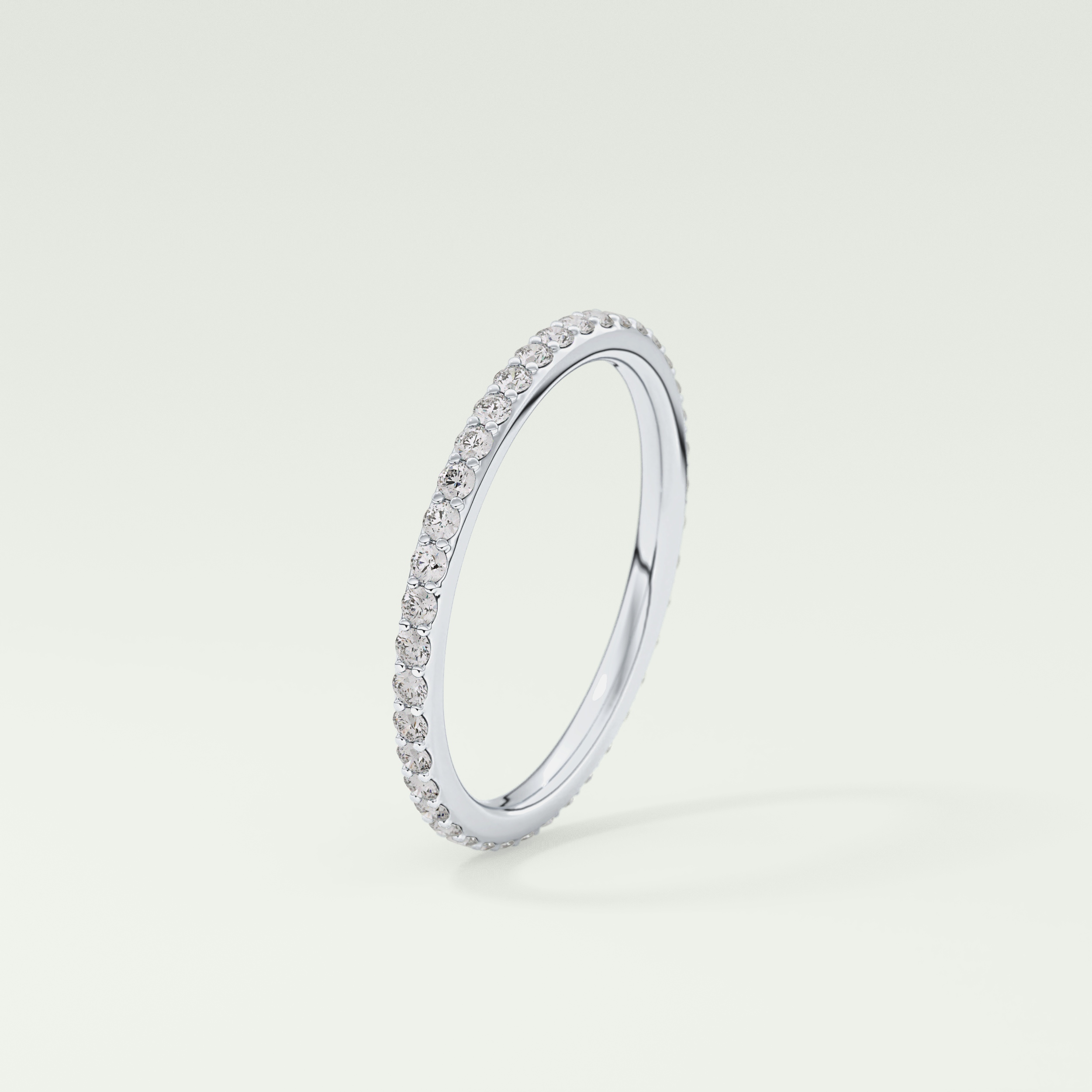 0.5 TCW Round Shaped Lab Grown Diamond Wedding Band