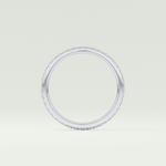 0.5 TCW Round Shaped Lab Grown Diamond Wedding Band