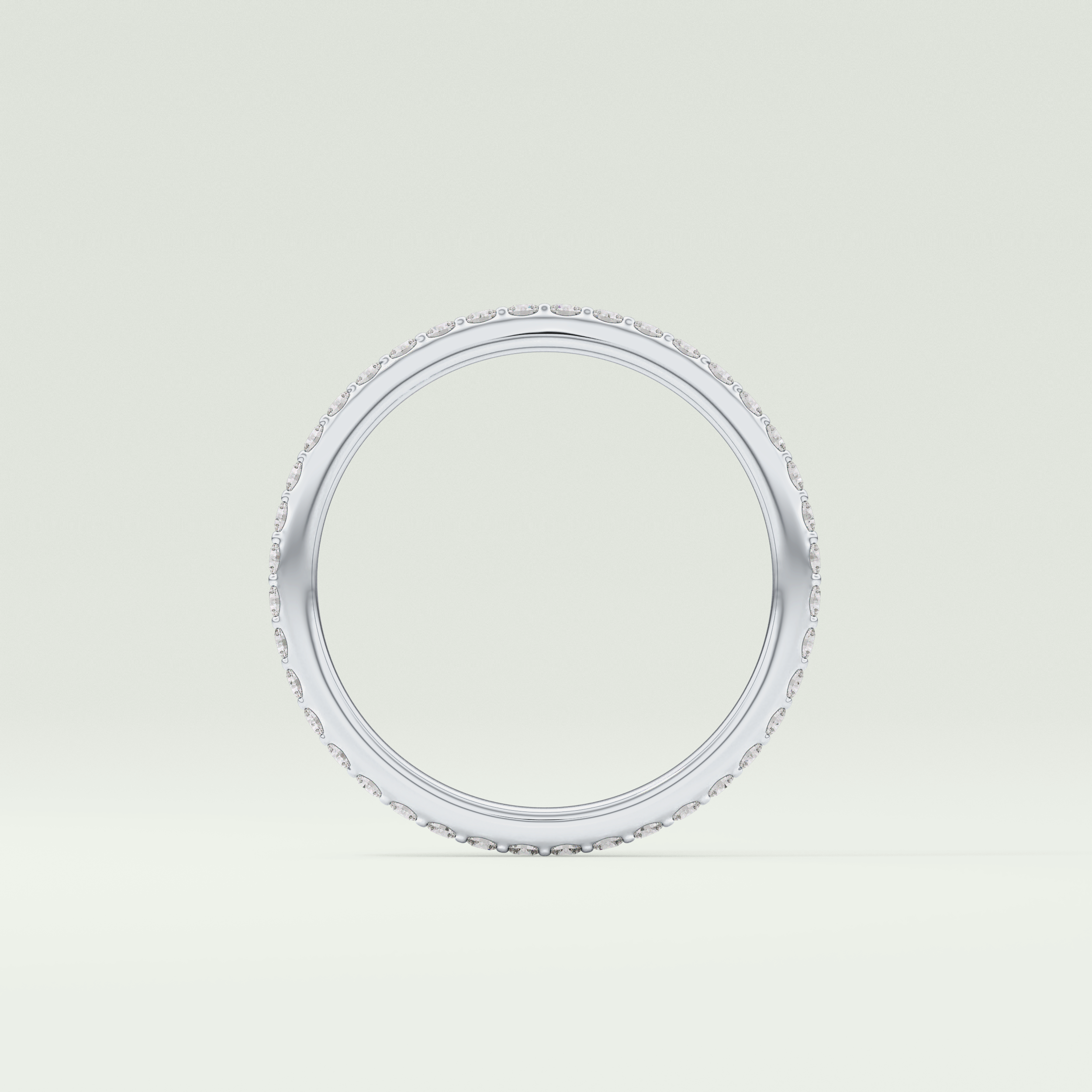 0.5 TCW Round Shaped Lab Grown Diamond Wedding Band