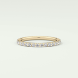 0.74 TCW Round Shaped Lab Grown Diamond Wedding Band