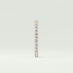0.74 TCW Round Shaped Lab Grown Diamond Wedding Band