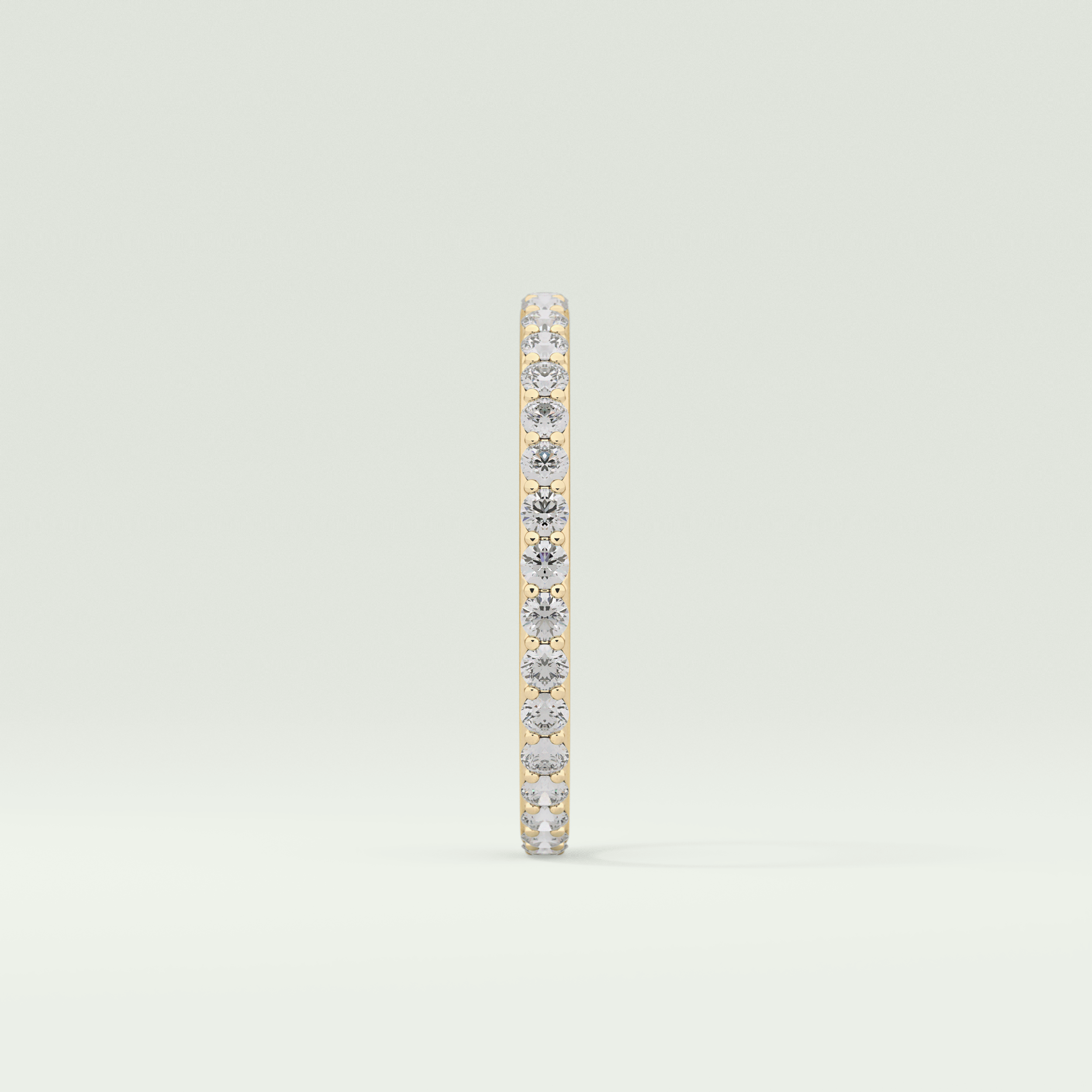 0.74 TCW Round Shaped Lab Grown Diamond Wedding Band
