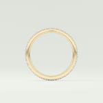 0.74 TCW Round Shaped Lab Grown Diamond Wedding Band