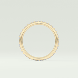 0.74 TCW Round Shaped Lab Grown Diamond Wedding Band