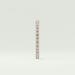 0.74 TCW Round Shaped Lab Grown Diamond Wedding Band