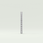 0.74 TCW Round Shaped Lab Grown Diamond Wedding Band