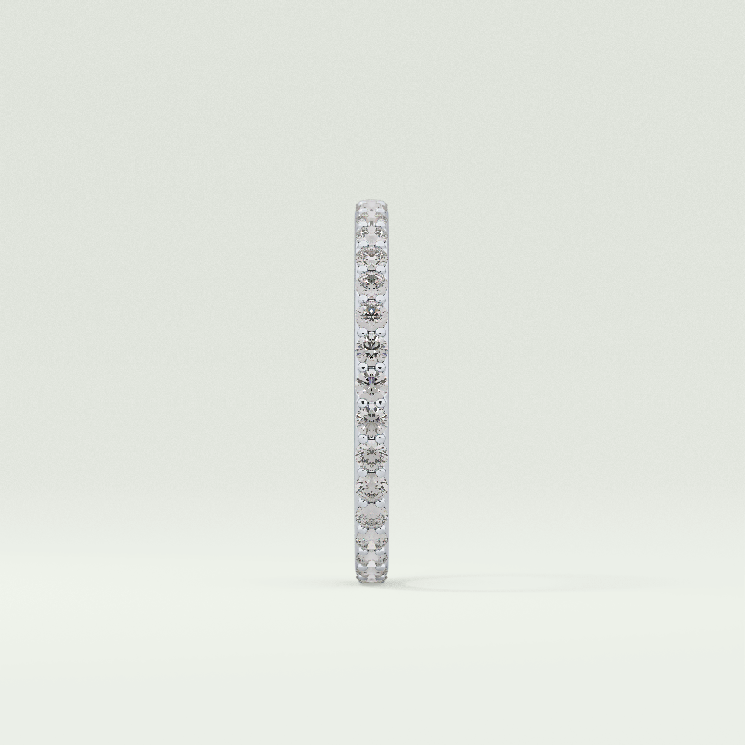 0.74 TCW Round Shaped Lab Grown Diamond Wedding Band