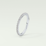 0.74 TCW Round Shaped Lab Grown Diamond Wedding Band