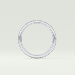 0.74 TCW Round Shaped Lab Grown Diamond Wedding Band