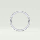 0.74 TCW Round Shaped Lab Grown Diamond Wedding Band