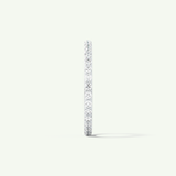 0.74 TCW Round Cut Lab-Grown Diamond Full Eternity Wedding Band