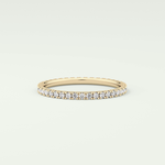 0.36 TCW Round Shaped Lab Grown Diamond Wedding Band
