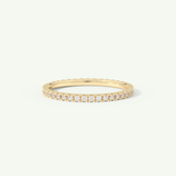 0.36 TCW Round Cut Lab-Grown Diamond Full Eternity Wedding Band