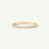 0.36 TCW Round Cut Lab-Grown Diamond Full Eternity Wedding Band