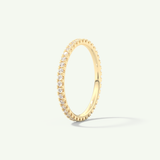 0.36 TCW Round Cut Lab-Grown Diamond Full Eternity Wedding Band