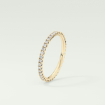 0.36 TCW Round Shaped Lab Grown Diamond Wedding Band