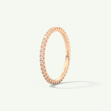 0.36 TCW Round Cut Lab-Grown Diamond Full Eternity Wedding Band