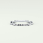 0.36 TCW Round Shaped Lab Grown Diamond Wedding Band
