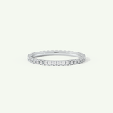 0.36 TCW Round Cut Lab-Grown Diamond Full Eternity Wedding Band
