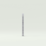 0.36 TCW Round Shaped Lab Grown Diamond Wedding Band