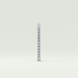 0.36 TCW Round Shaped Lab Grown Diamond Wedding Band