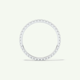 0.36 TCW Round Cut Lab-Grown Diamond Full Eternity Wedding Band