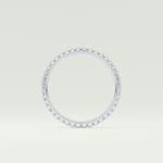 0.36 TCW Round Shaped Lab Grown Diamond Wedding Band