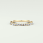 0.74 TCW Round Shaped Lab Grown Diamond Wedding Band