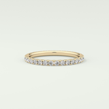 0.74 TCW Round Shaped Lab Grown Diamond Wedding Band