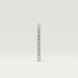 0.74 TCW Round Shaped Lab Grown Diamond Wedding Band