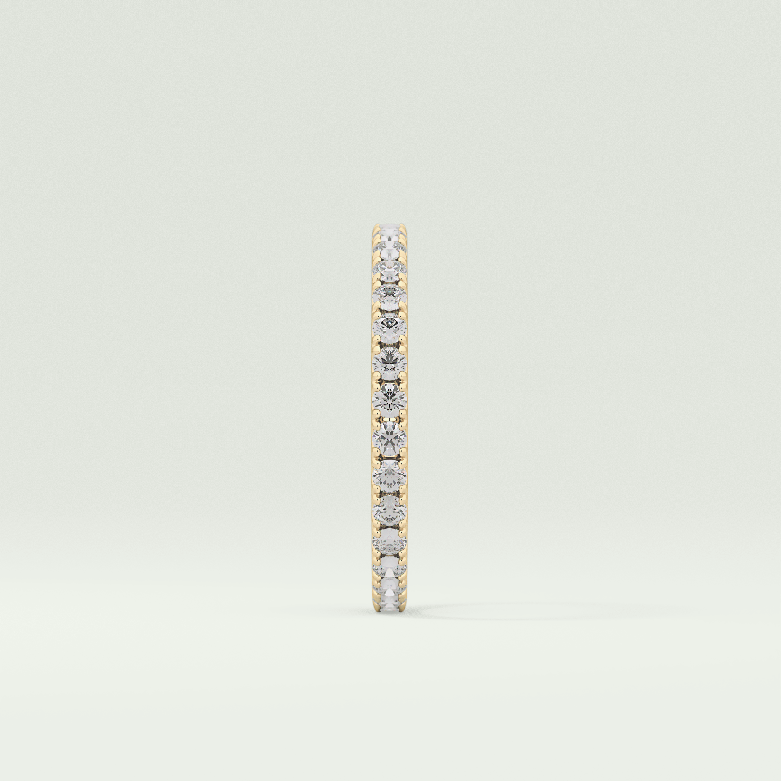 0.74 TCW Round Shaped Lab Grown Diamond Wedding Band