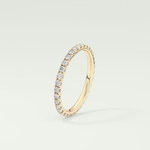 0.74 TCW Round Shaped Lab Grown Diamond Wedding Band