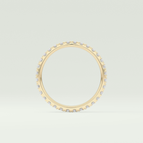 0.74 TCW Round Shaped Lab Grown Diamond Wedding Band