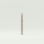 0.74 TCW Round Shaped Lab Grown Diamond Wedding Band