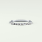 0.74 TCW Round Shaped Lab Grown Diamond Wedding Band