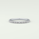 0.74 TCW Round Shaped Lab Grown Diamond Wedding Band