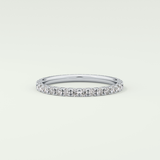 0.74 TCW Round Shaped Lab Grown Diamond Wedding Band