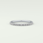 0.74 TCW Round Shaped Lab Grown Diamond Wedding Band