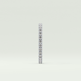 0.74 TCW Round Shaped Lab Grown Diamond Wedding Band