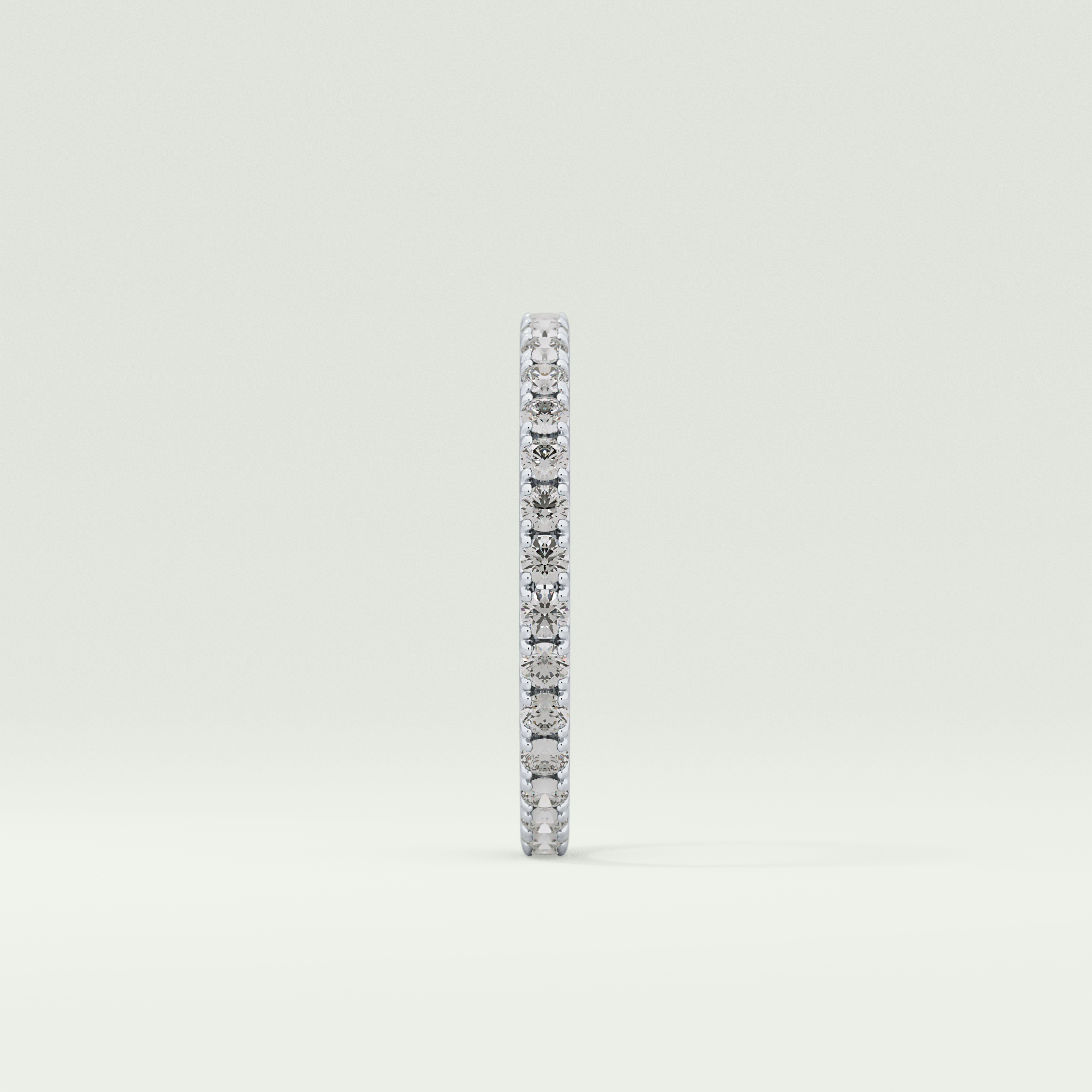 0.74 TCW Round Shaped Lab Grown Diamond Wedding Band