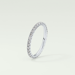 0.74 TCW Round Shaped Lab Grown Diamond Wedding Band