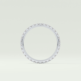 0.74 TCW Round Shaped Lab Grown Diamond Wedding Band